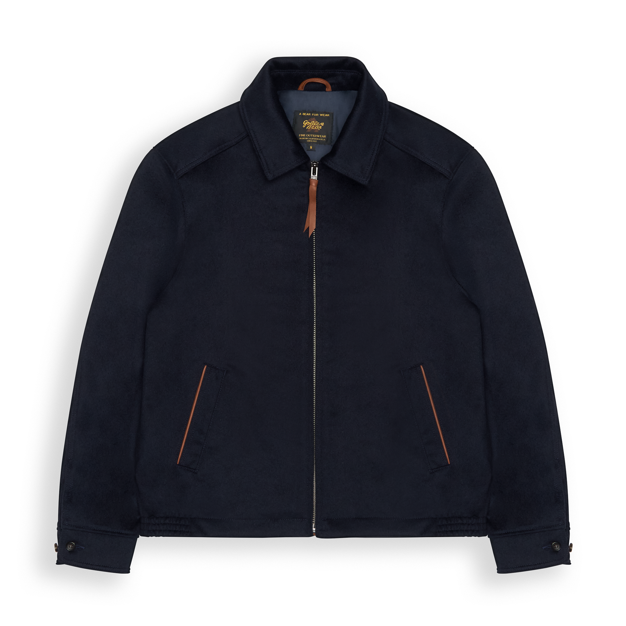 THE STOCKTON - Navy Lux Wool Classic Fit – Golden Bear Sportswear