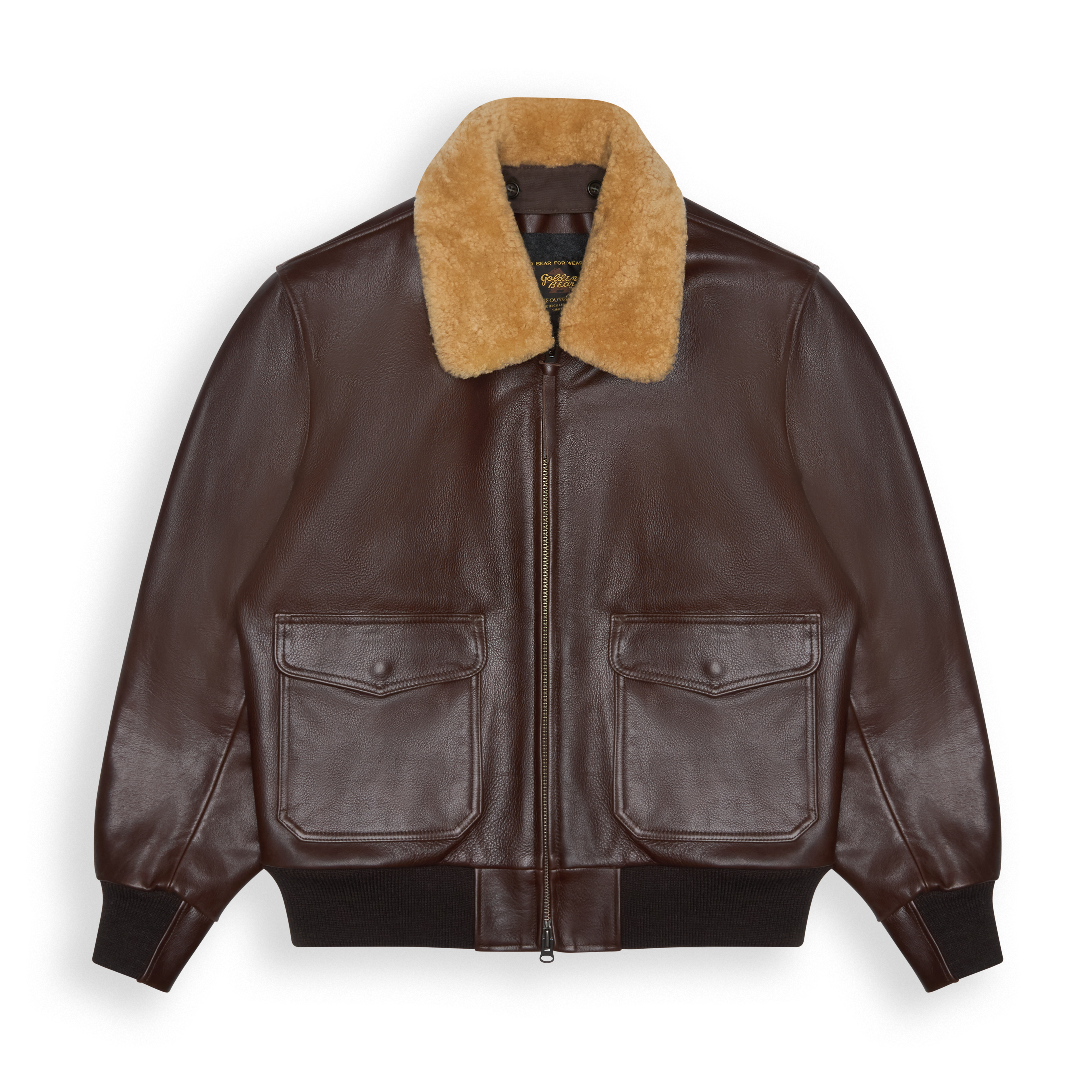 THE CARTER - Cigar Brown Leather Contemporary Fit – Golden Bear
