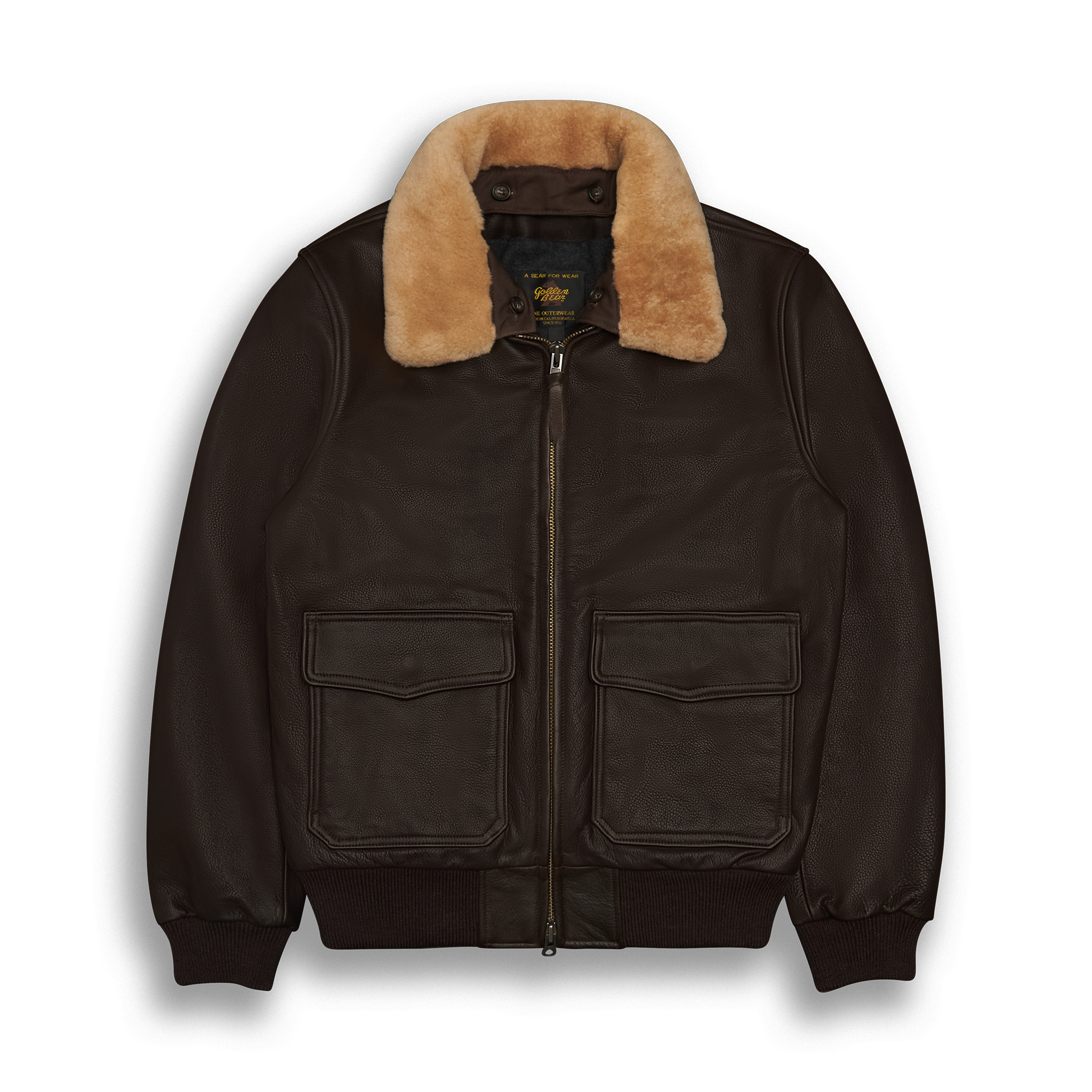 THE CARTER - Cigar Brown Leather Contemporary Fit – Golden Bear