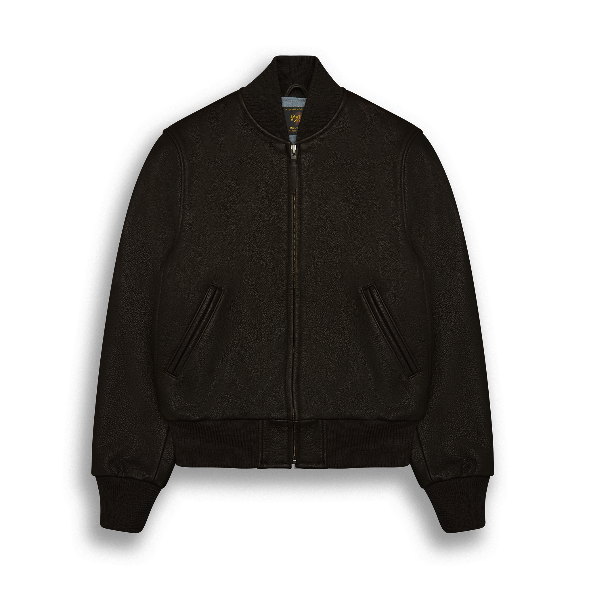 THE ASHBURY - Dark Brown Leather Classic Fit – Golden Bear Sportswear THE ASHBURY - Dark Brown Leather Classic Fit – Golden Bear Sportswear