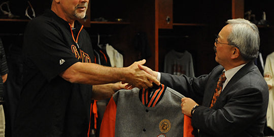 SF GIANTS-2012 CHAMPIONSHIP JACKETS BY GOLDEN BEAR!
