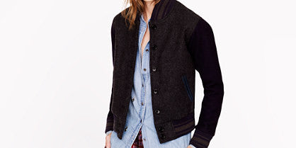 GOLDEN BEAR SPORTSWEAR FOR J. CREW VARSITY JACKET