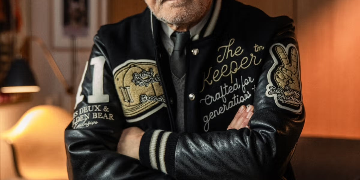 Goldenbear Sportswear "The Keeper" Varsity Jacket for Les Deux