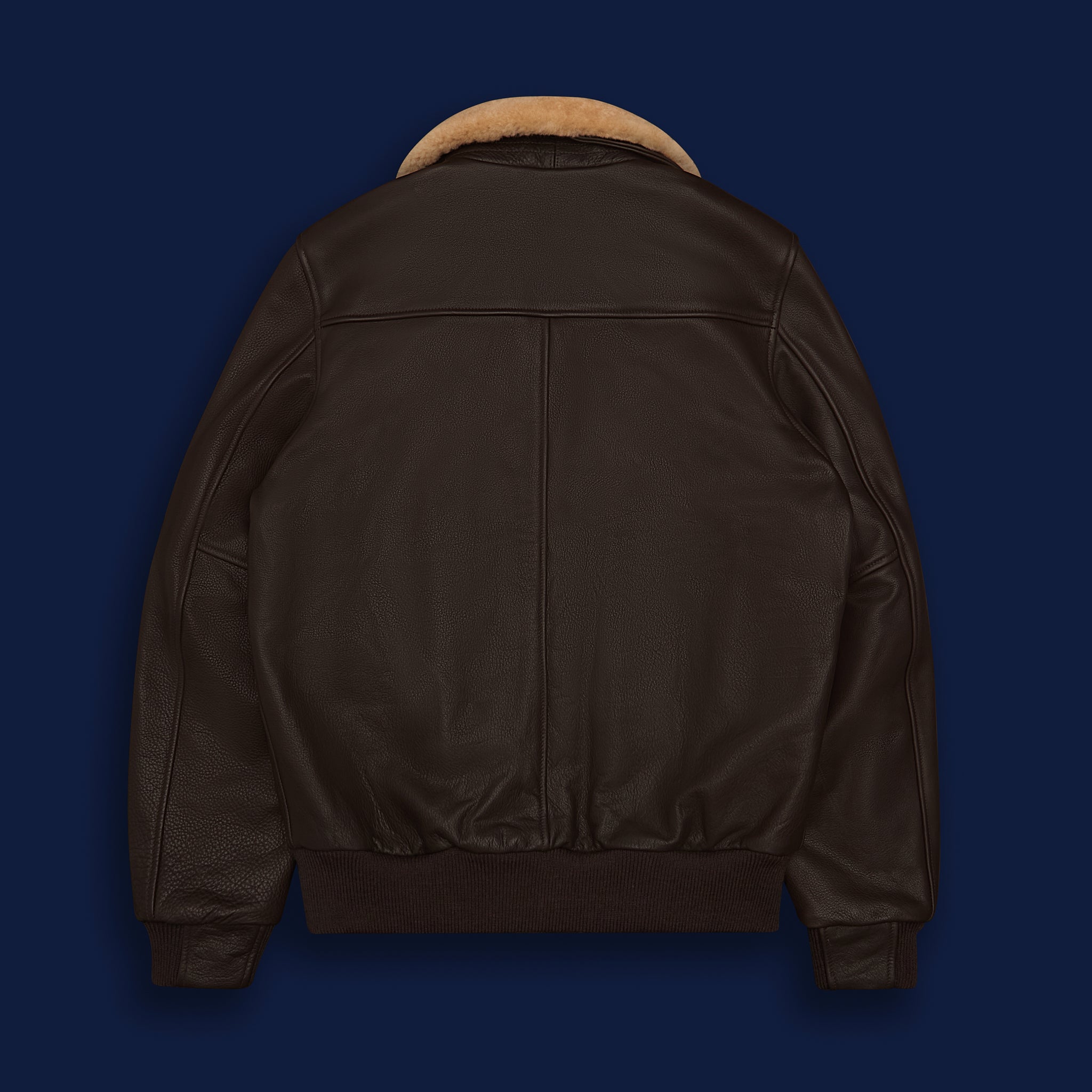 THE CARTER - Cigar Brown Leather Contemporary Fit - Golden Bear Sportswear 