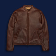 THE LODI - Espresso Leather Slim Fit - Golden Bear Sportswear 