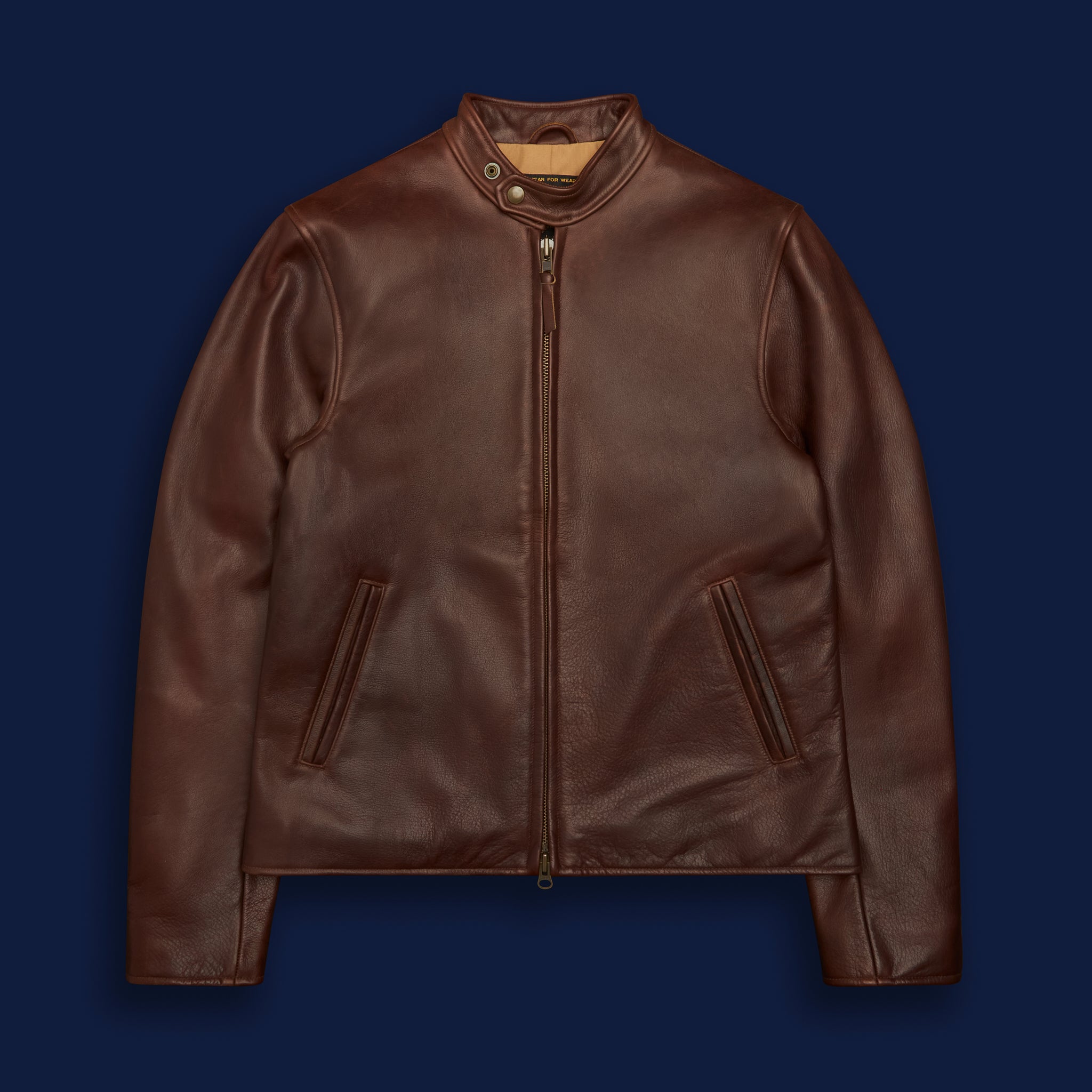 THE LODI - Espresso Leather Slim Fit - Golden Bear Sportswear 
