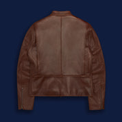 THE LODI - Espresso Leather Slim Fit - Golden Bear Sportswear 
