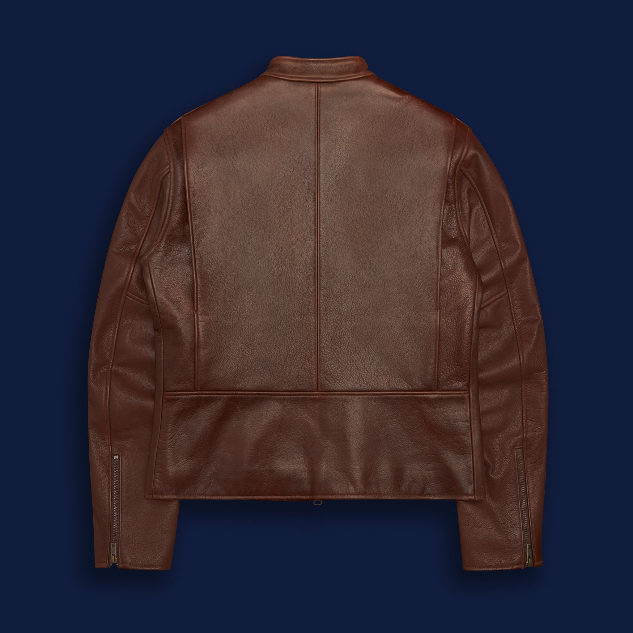 THE LODI - Espresso Leather Slim Fit - Golden Bear Sportswear 