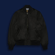 THE ASHBURY - Black Leather Classic Fit - Golden Bear Sportswear 