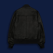 THE ASHBURY - Black Leather Classic Fit - Golden Bear Sportswear 