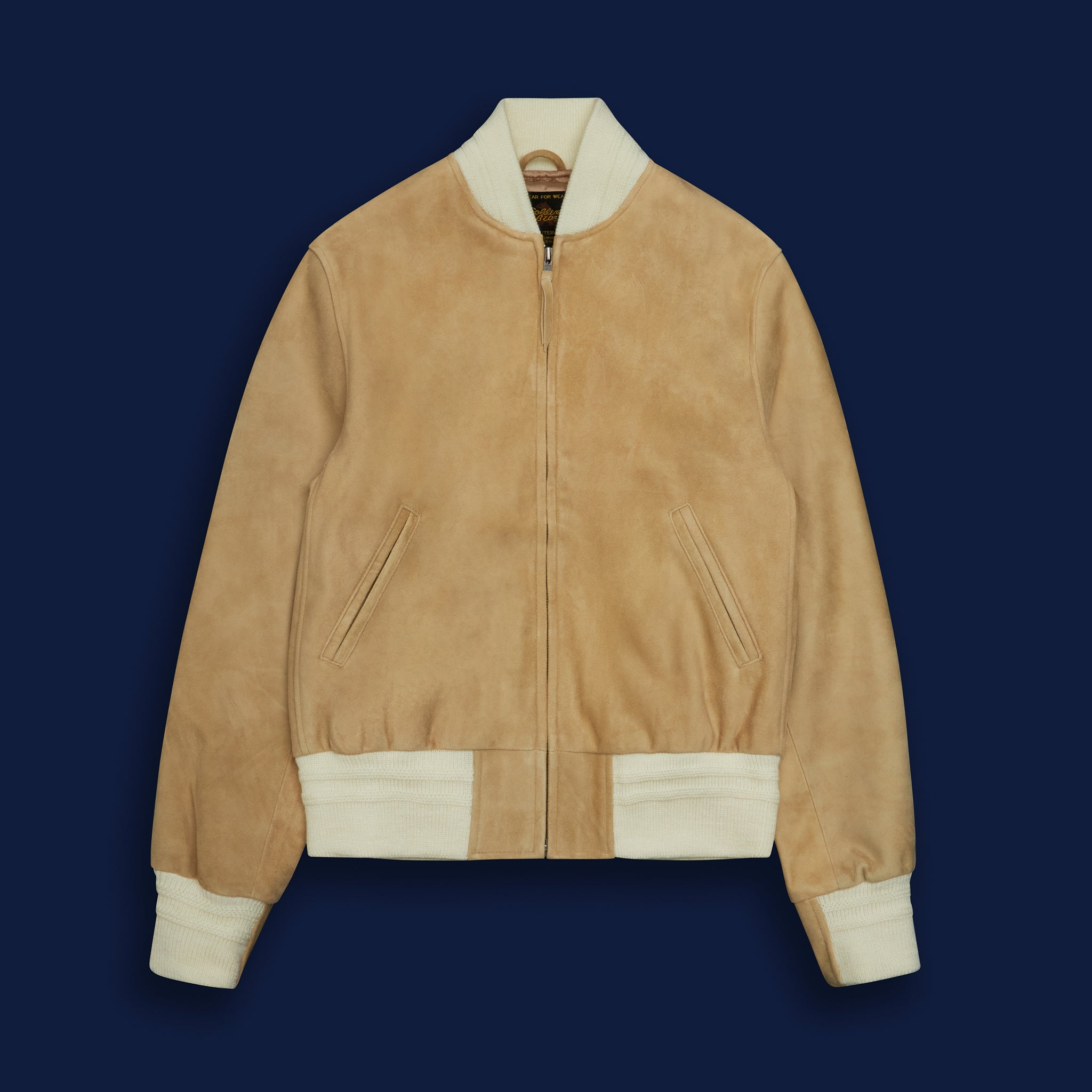 Golden Bear - The Ashbury Vanilla Suede Contemporary Fit