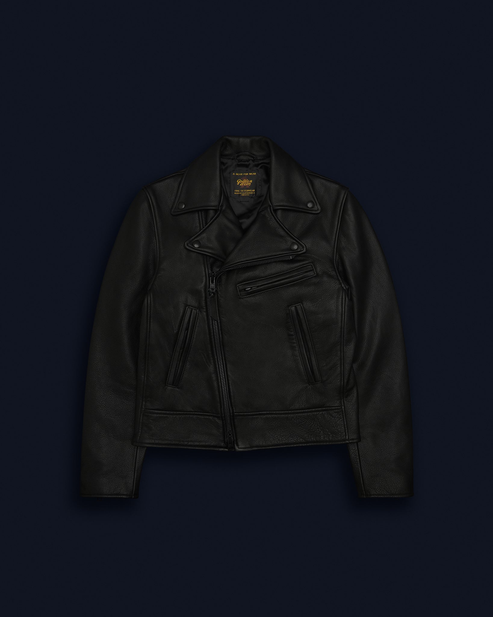 80s golden 鈍く bear a2 g1 leather jacket 