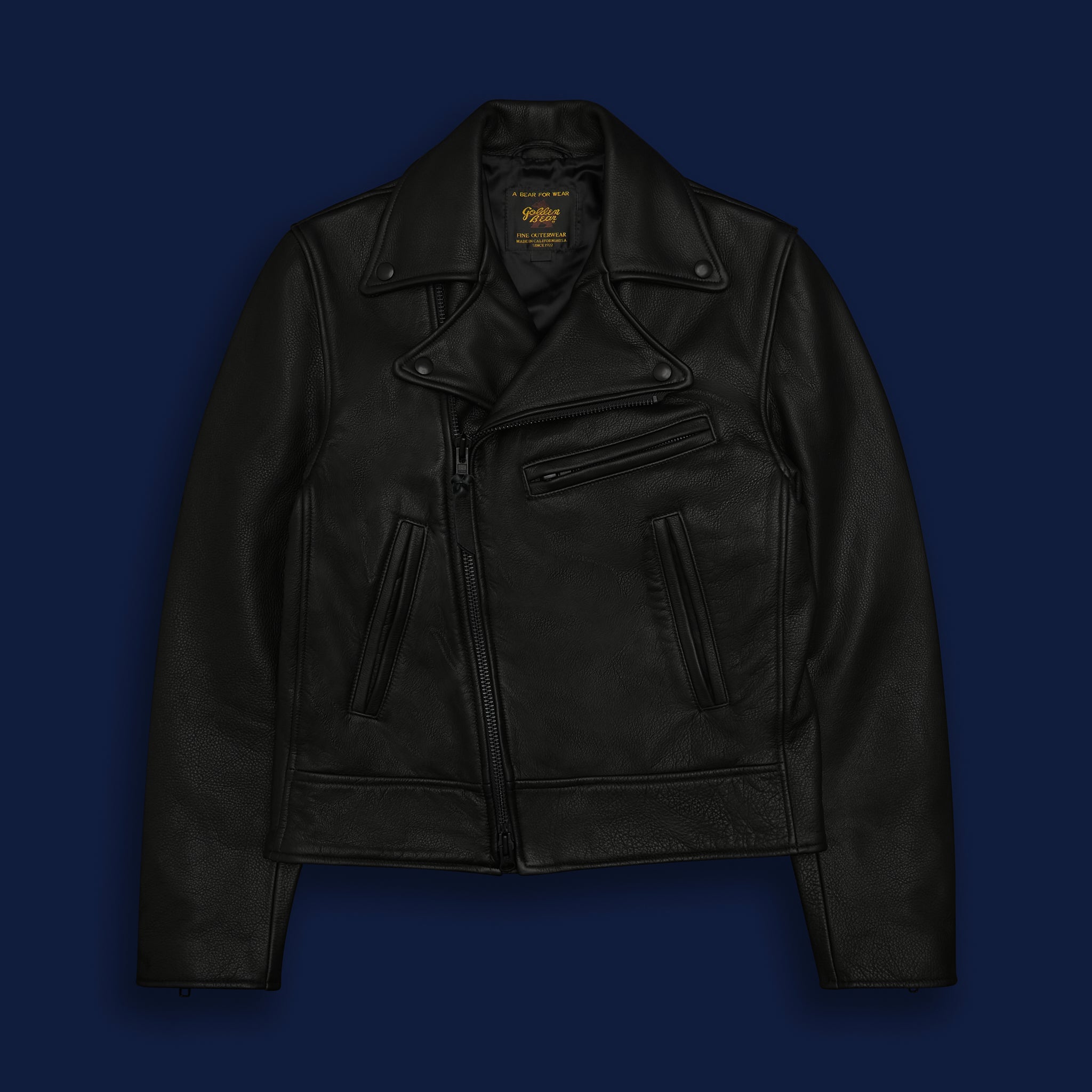 Golden Bear - The Brannan Black Leather Contemporary Fit