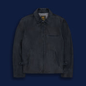 THE WATERFRONT - Dark Navy Suede Contemporary Fit - Golden Bear Sportswear 
