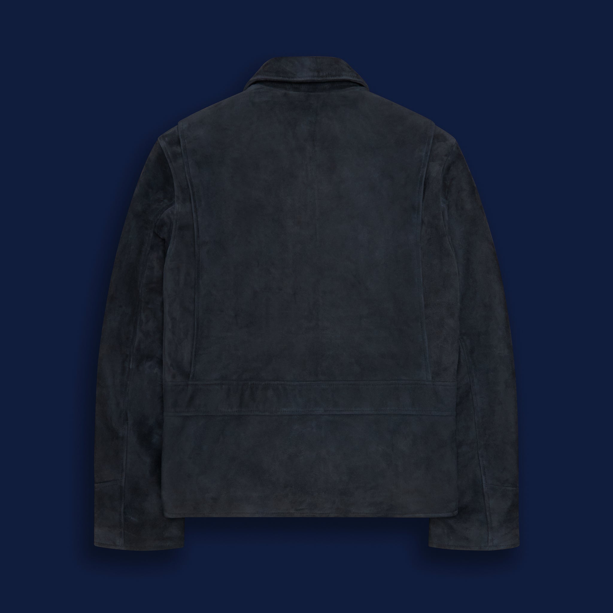 THE WATERFRONT - Dark Navy Suede Contemporary Fit - Golden Bear Sportswear 