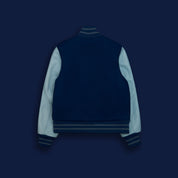 THE PINT SIZE - Royal Blue Melton Wool/Light Blue Leather Kids Fit