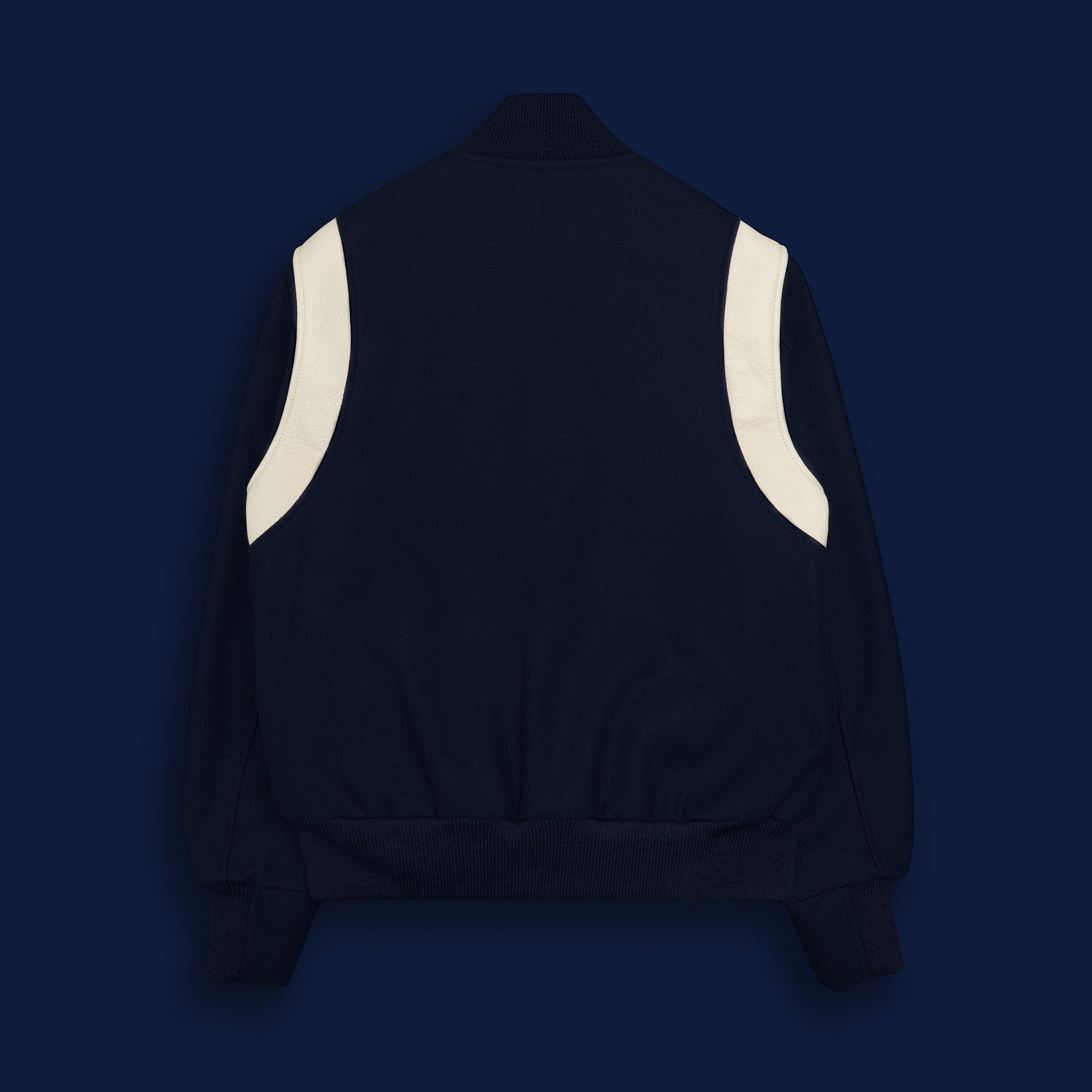 White Leather Contemporary Fit - Golden Bear Sportswear 