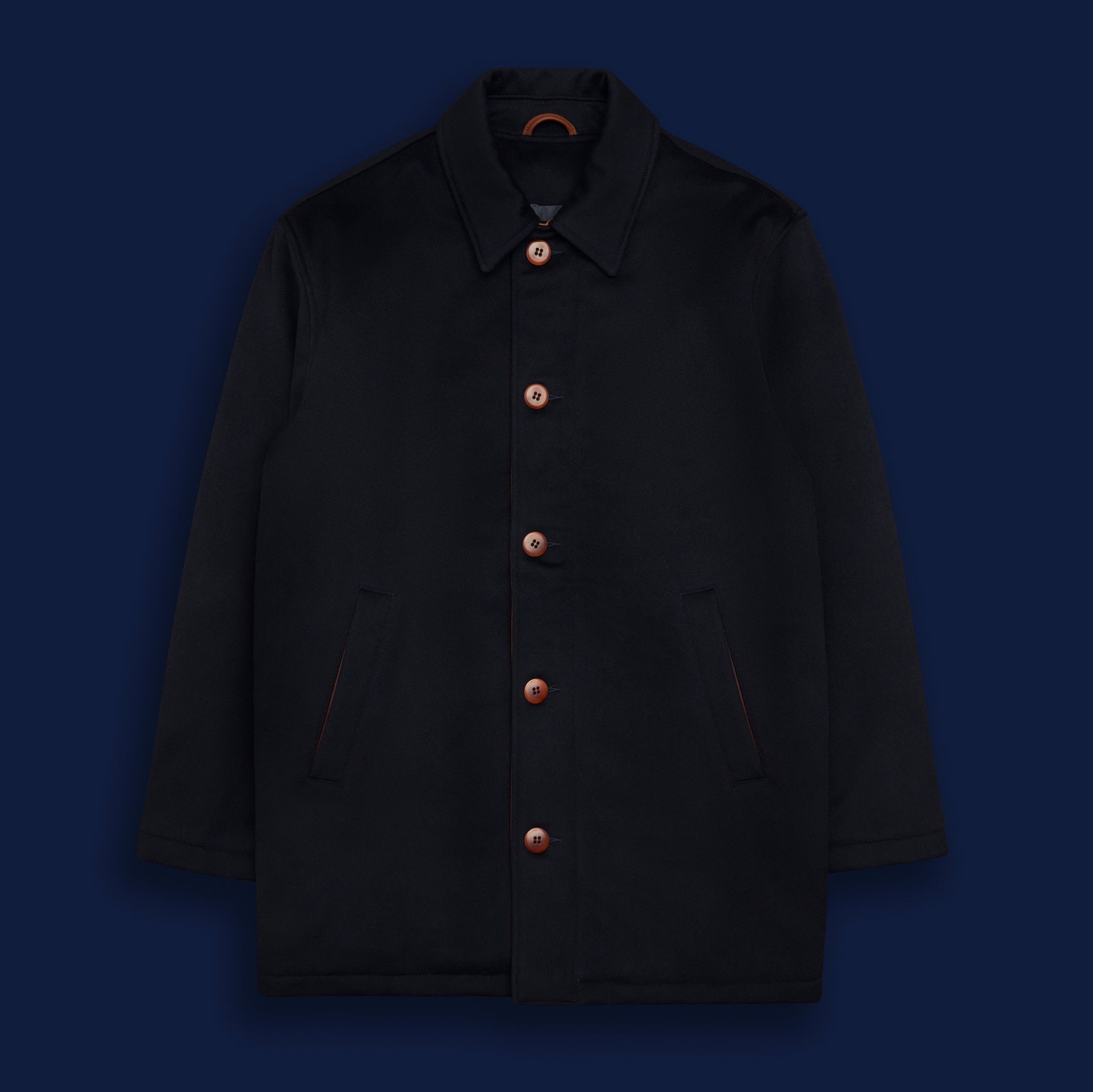 THE CAMBRIDGE - Navy Lux Wool Classic Fit - Golden Bear Sportswear 