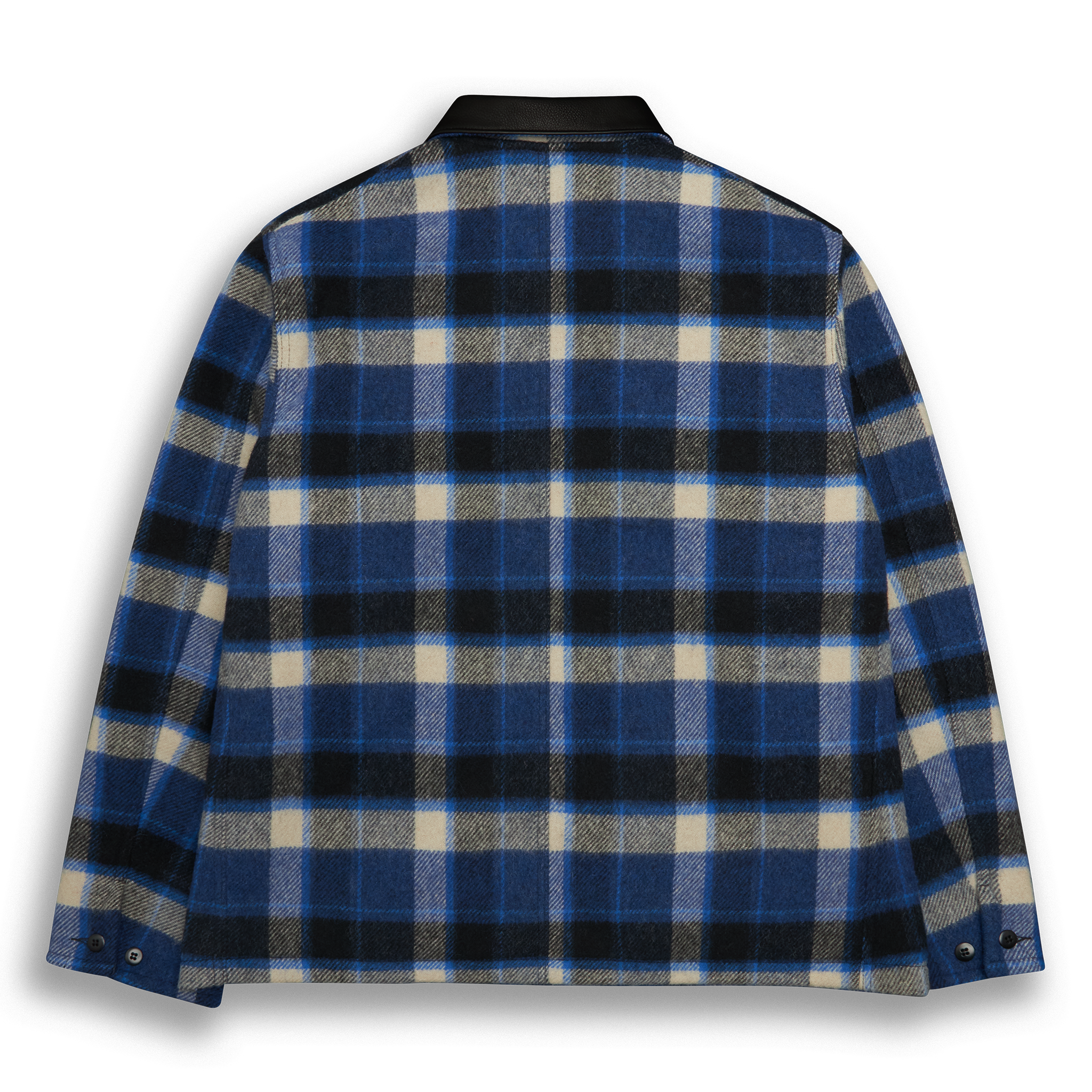 THE NEWMAN - Blue/Black Plaid Wool Tailored Classic Fit Golden Bear Sportswear THE NEWMAN - Blue/Black Plaid Wool Tailored Classic Fit Golden Bear Sportswear