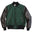 Forest/Black Contemporary Fit Varsity Jacket - Golden Bear Sportswear 