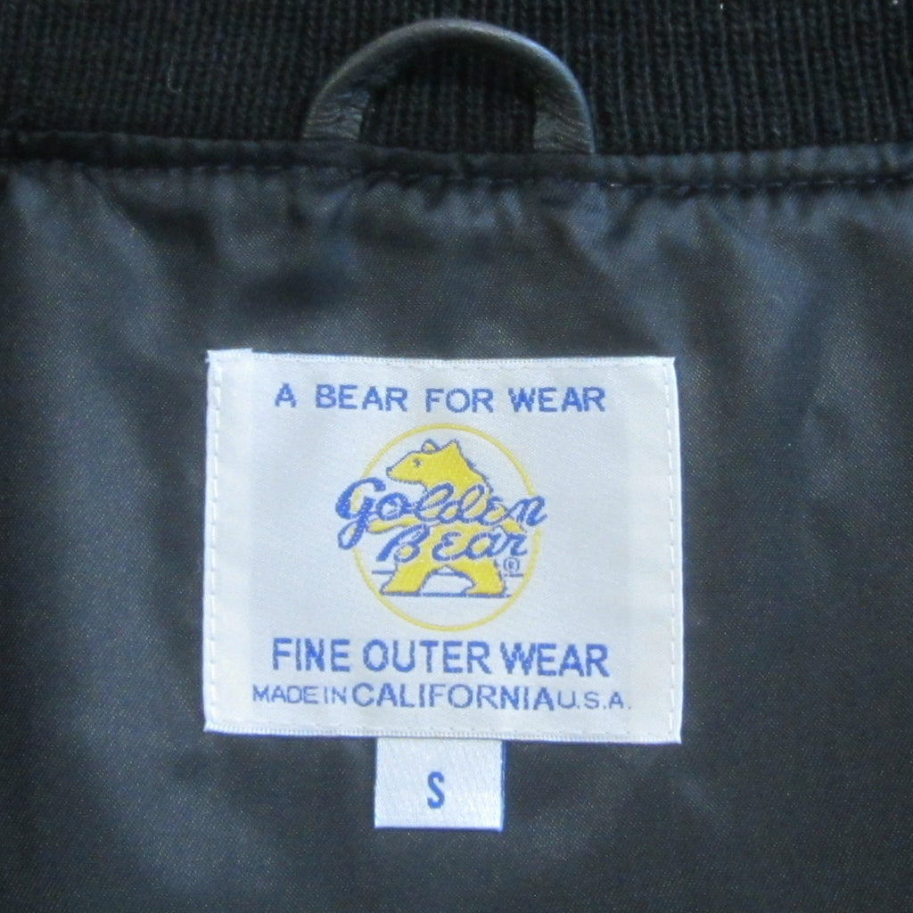 Navy/Black Contemporary Fit Varsity Jacket - Golden Bear Sportswear 