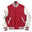 Cardinal/Stone Contemporary Fit Varsity Jacket - Golden Bear Sportswear 