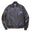 The Ashbury - Dark Brown Zip Front Naked Leather Baseball CLASSIC FIT - Golden Bear Sportswear 